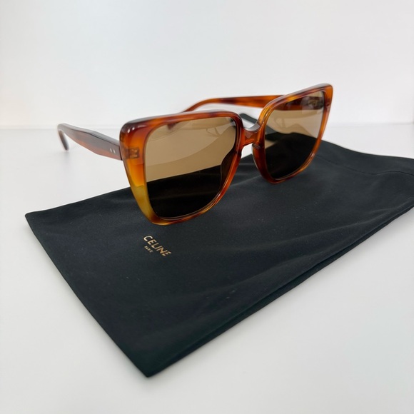 Celine Accessories - NEW!!! Celine brown havana women sunglasses CL40047I 53E Authentic